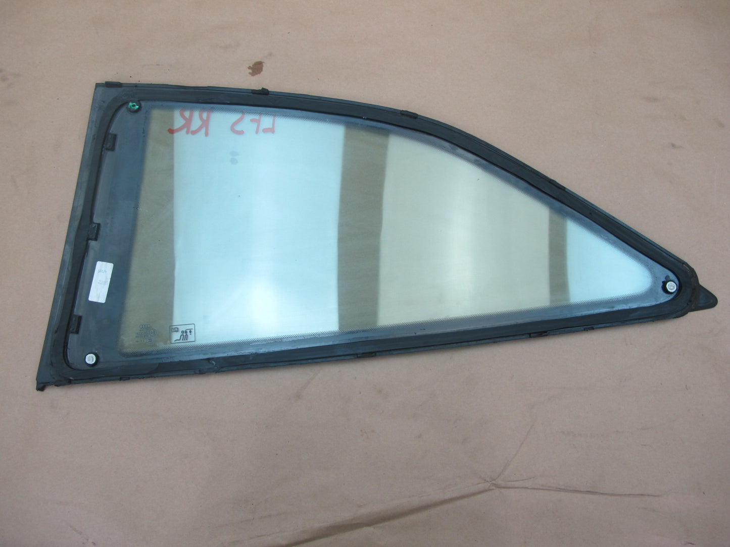 08-16 Audi 8T A5 S5 Coupe Rear Right Quarter Glass Window OEM