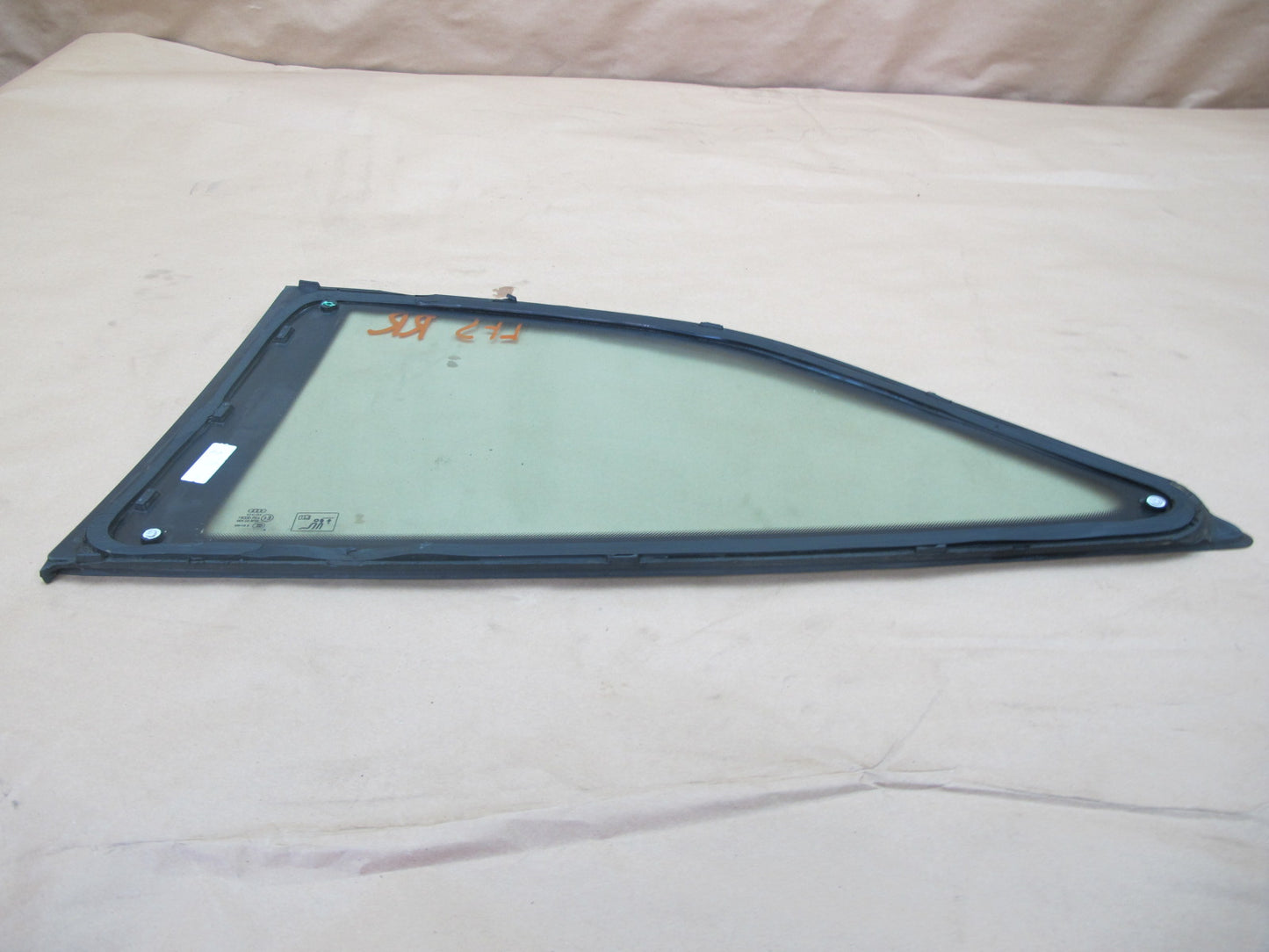 08-16 Audi 8T A5 S5 Coupe Rear Right Quarter Glass Window OEM