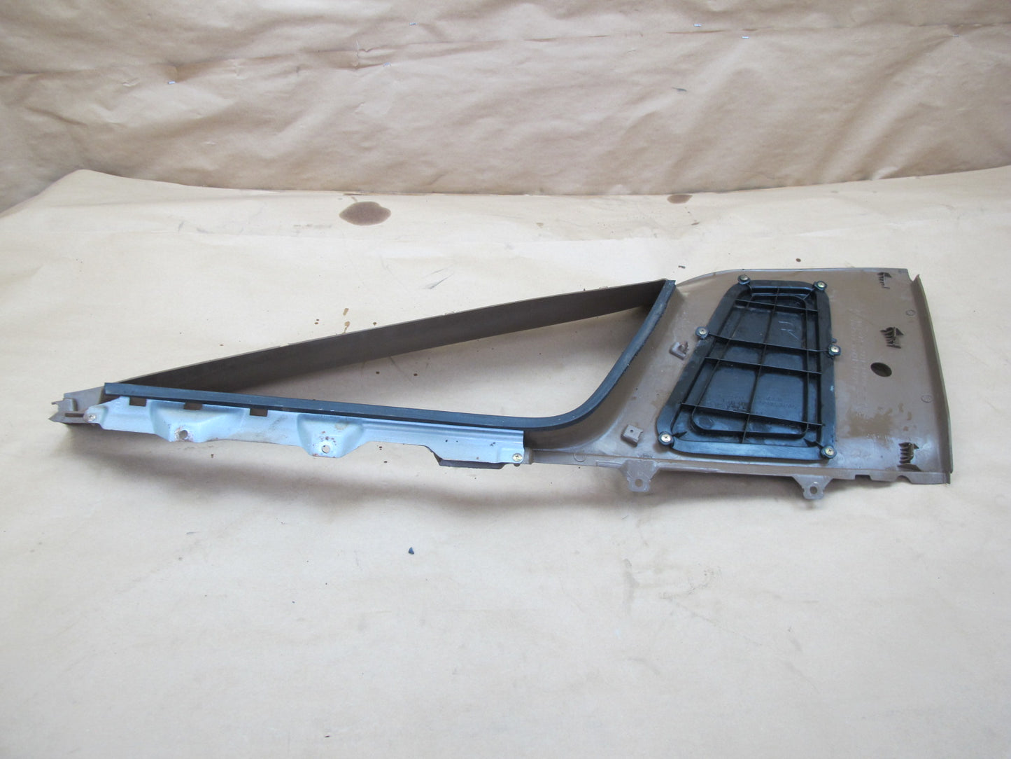 86-88 Toyota Supra A70 MK3 Rear Left & Right Quarter Window Trim Cover Set OEM