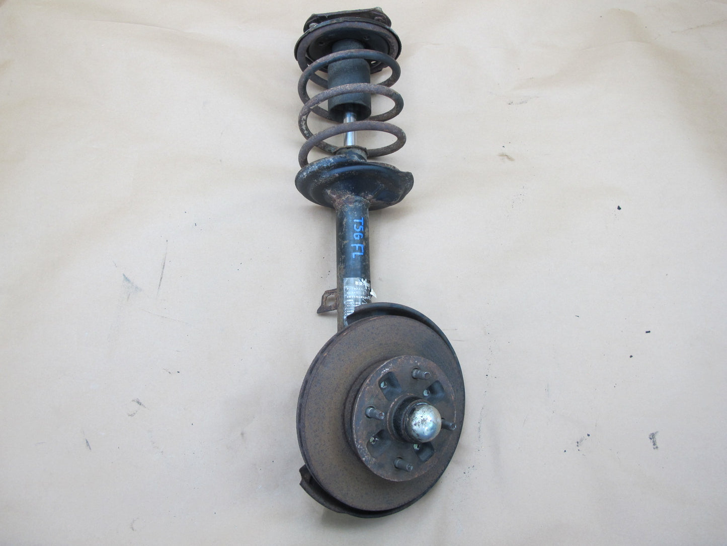 1984 Toyota Supra MA67 Front Spindle Knuckle Shock Absorber Wheel Hub Set OEM