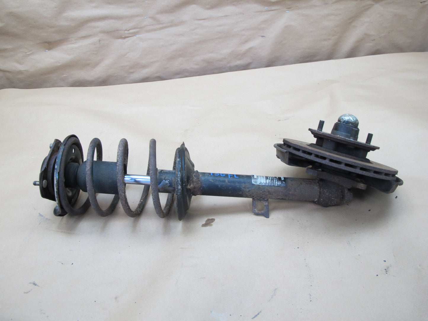 1984 Toyota Supra MA67 Front Spindle Knuckle Shock Absorber Wheel Hub Set OEM