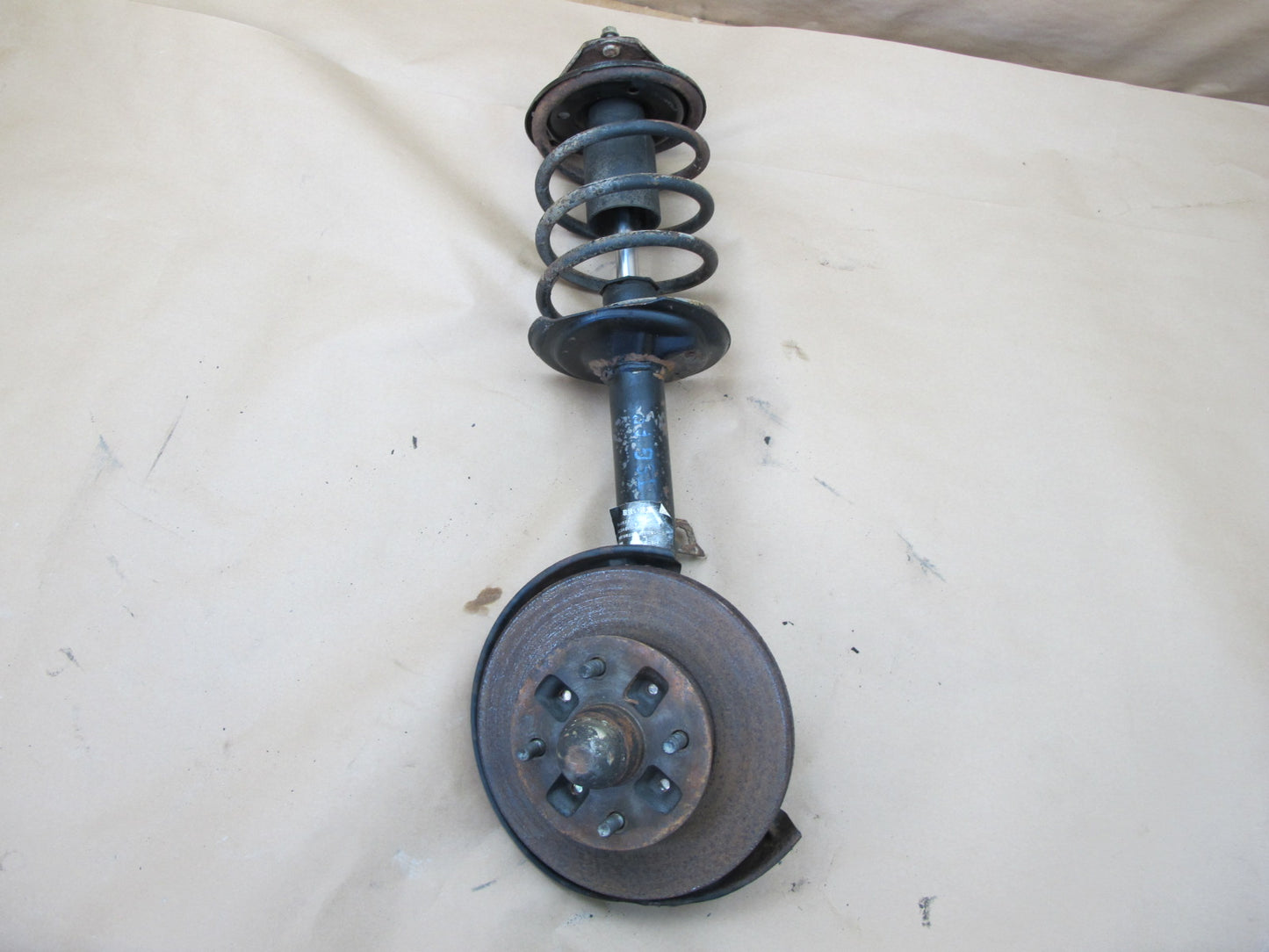 1984 Toyota Supra MA67 Front Spindle Knuckle Shock Absorber Wheel Hub Set OEM