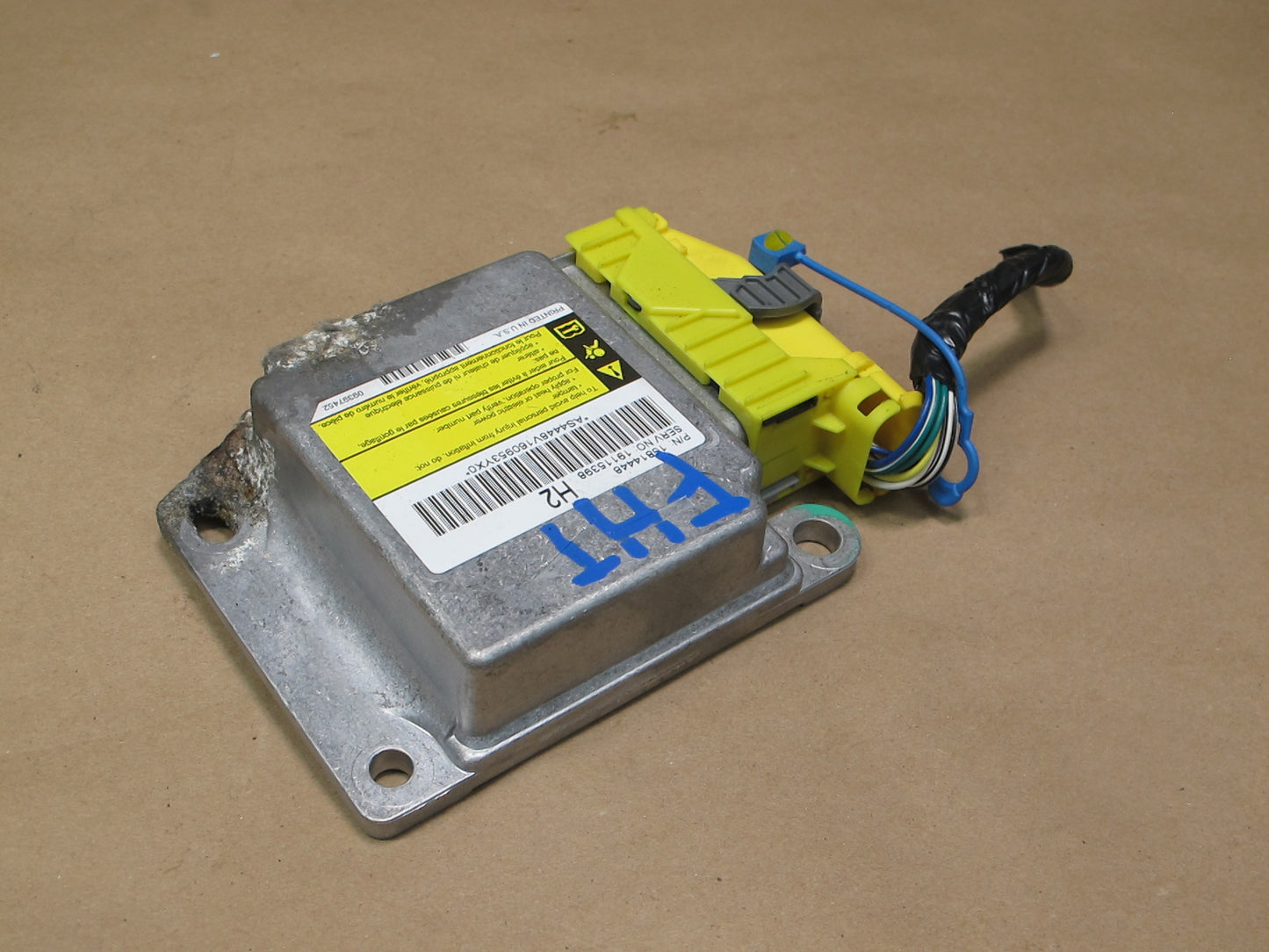 06-07 HUMMER H2 SRS AIRBAG CONTROL MODULE UNIT 15814448 OEM