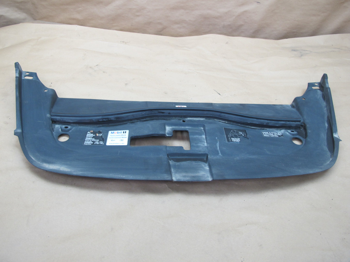 11-14 Porsche Cayenne 958 Left Center Right Under Hood Engine Bay Cover Trim Set