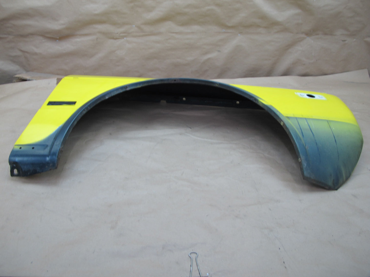 85-93 VW Golf MK1 Cabriolet Front Right Fender Shell Cover Panel Yellow OEM