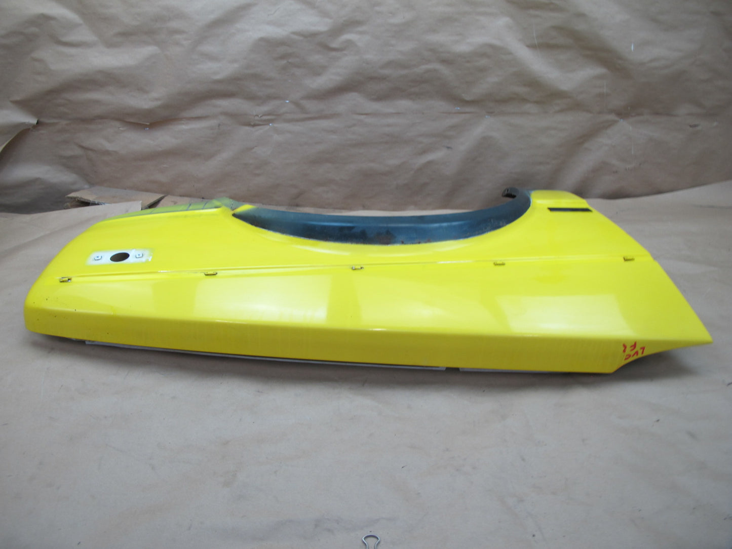 85-93 VW Golf MK1 Cabriolet Front Right Fender Shell Cover Panel Yellow OEM