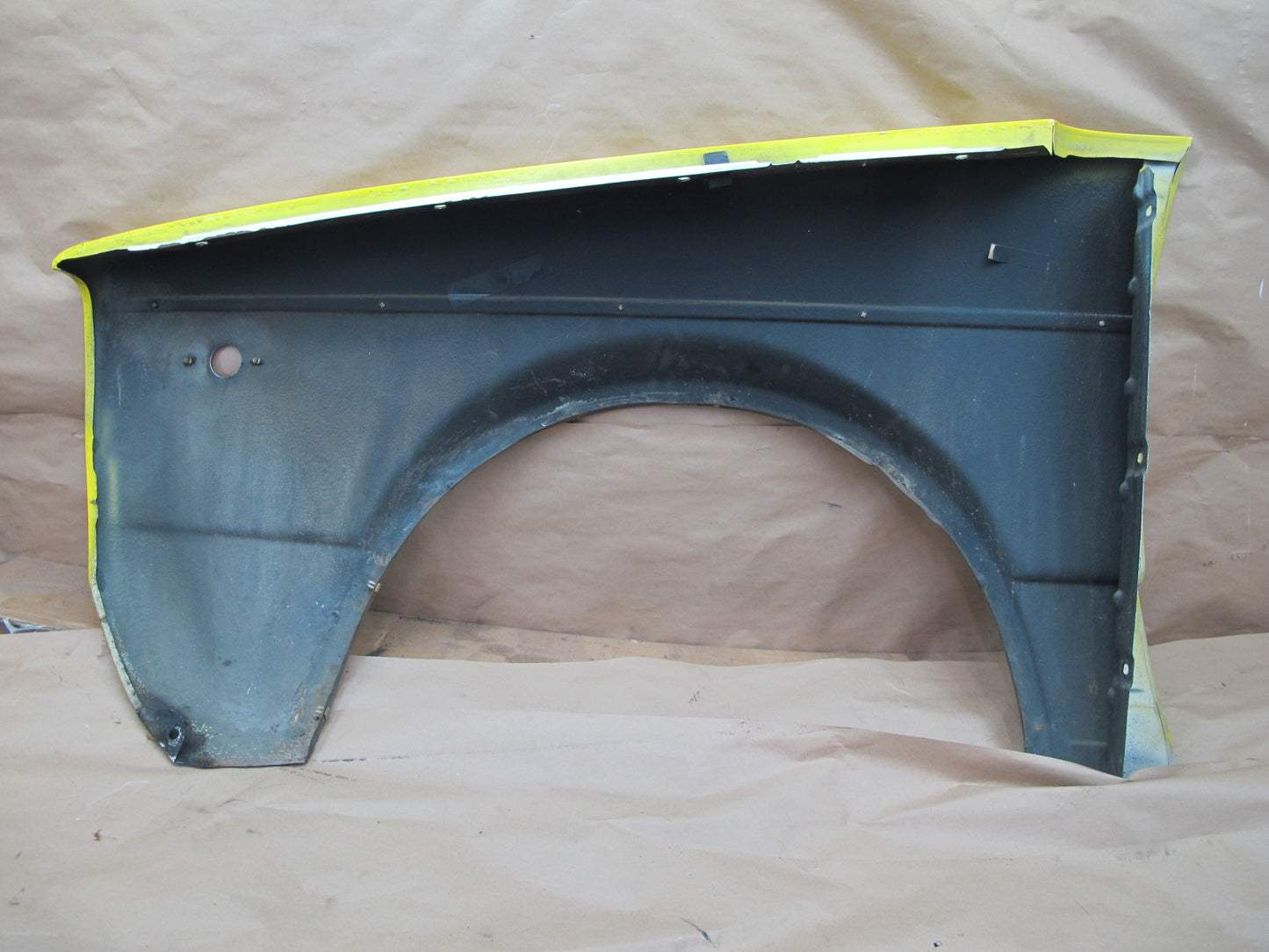 85-93 VW Golf MK1 Cabriolet Front Right Fender Shell Cover Panel Yellow OEM