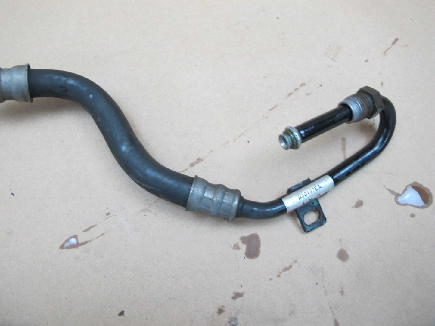 2011-2018 Porsche Cayenne 958 4.8L Power Steering Hose Pipe Line Set of 2