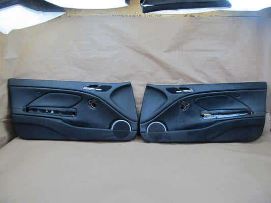 01-02 BMW E46 M3 Coupe Convertible Left & Right Door Trim Cover Panel Set OEM