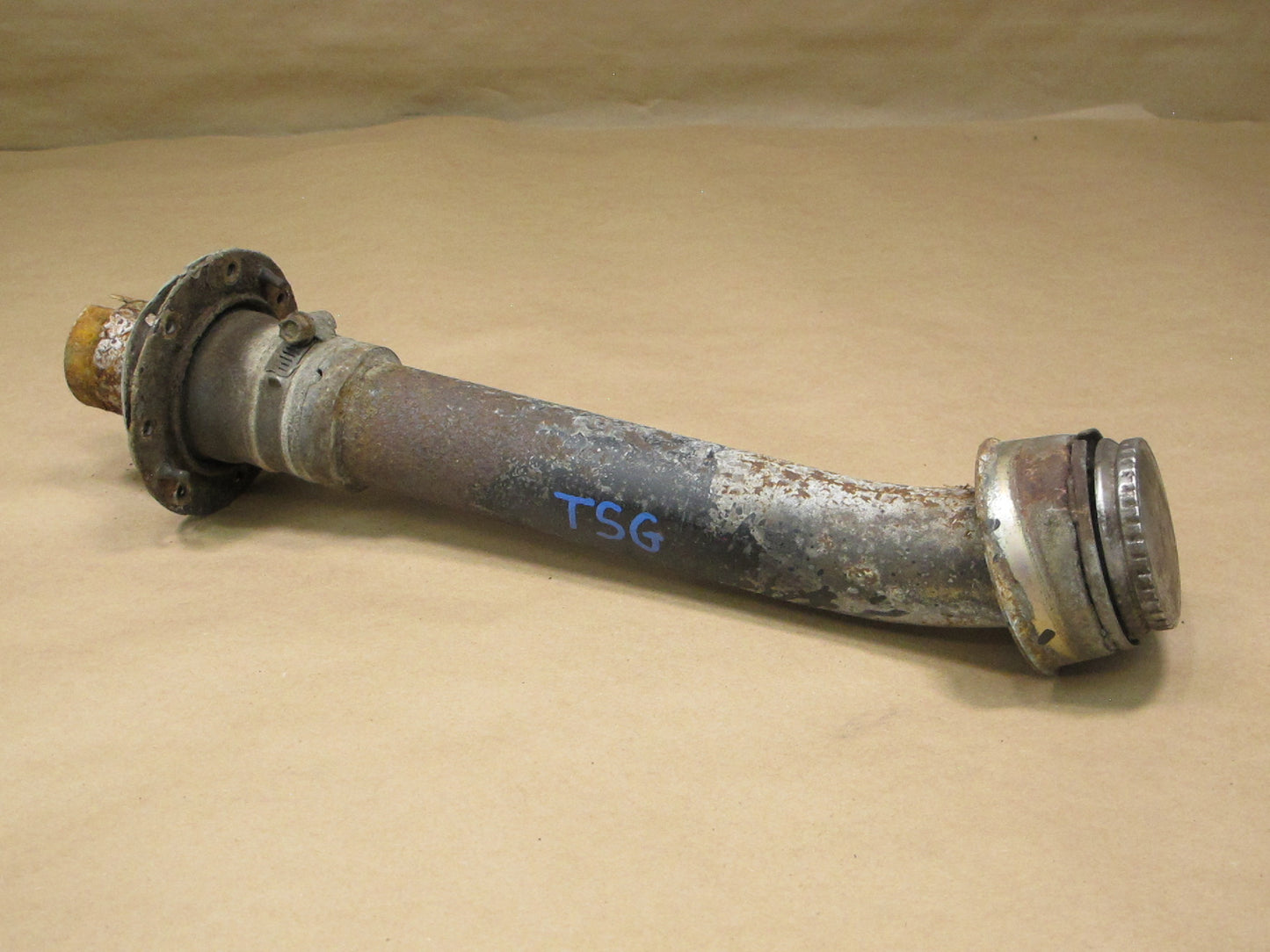 84-85 Toyota Supra MA67 Fuel Tank Filler Neck w Cap OEM