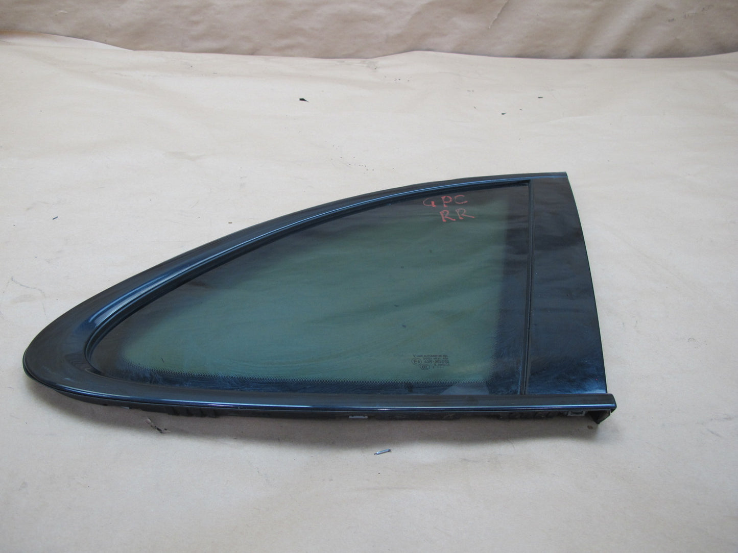 2011-2018 Porsche Cayenne 958 Rear Right Side Door Quarter Glass Window