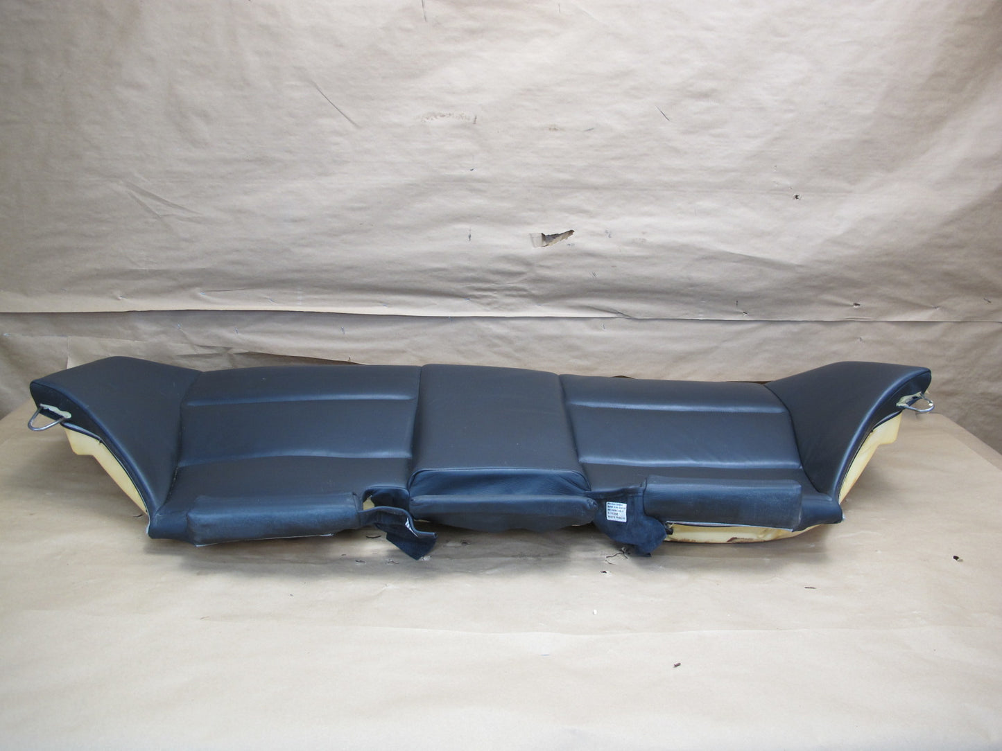 01-06 BMW E46 M3 Coupe Rear Leather Nappa Sport Seat Lower Cushion OEM