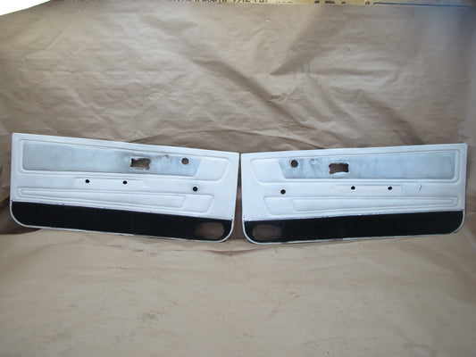 85-93 VW Golf MK1 Cabriolet Set of 2 Left & Right Door Trim Cover Panel OEM