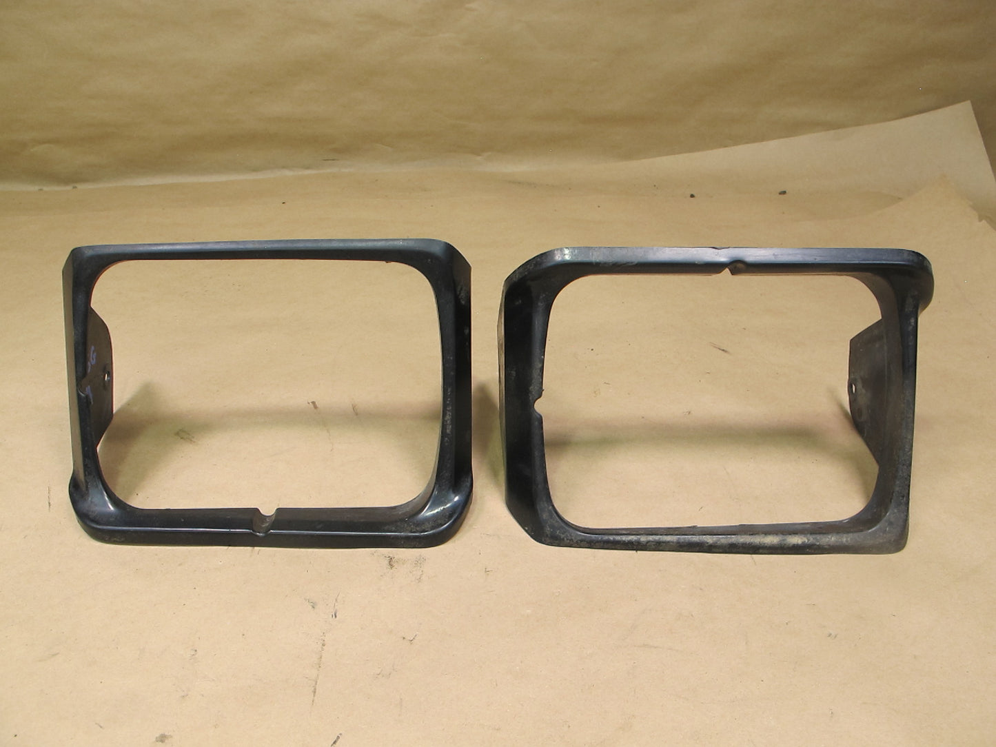 84-85 Toyota Supra MA67 Front Left & Right Headlight Bezel Trim Cover Set OEM