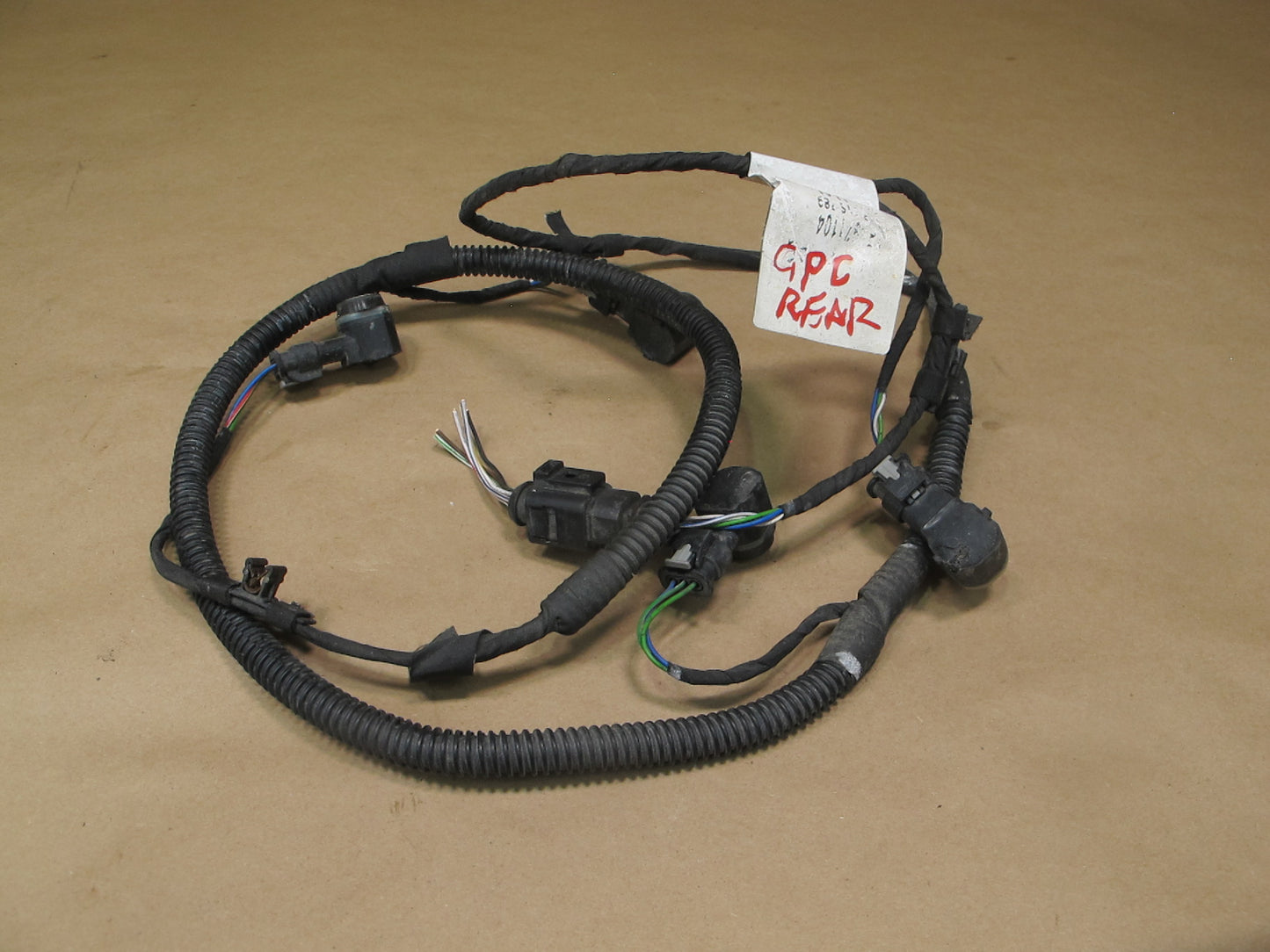 2011-2014 Porsche Cayenne 958 Rear Bumper PDC Wire Wiring Harness W/ Sensors