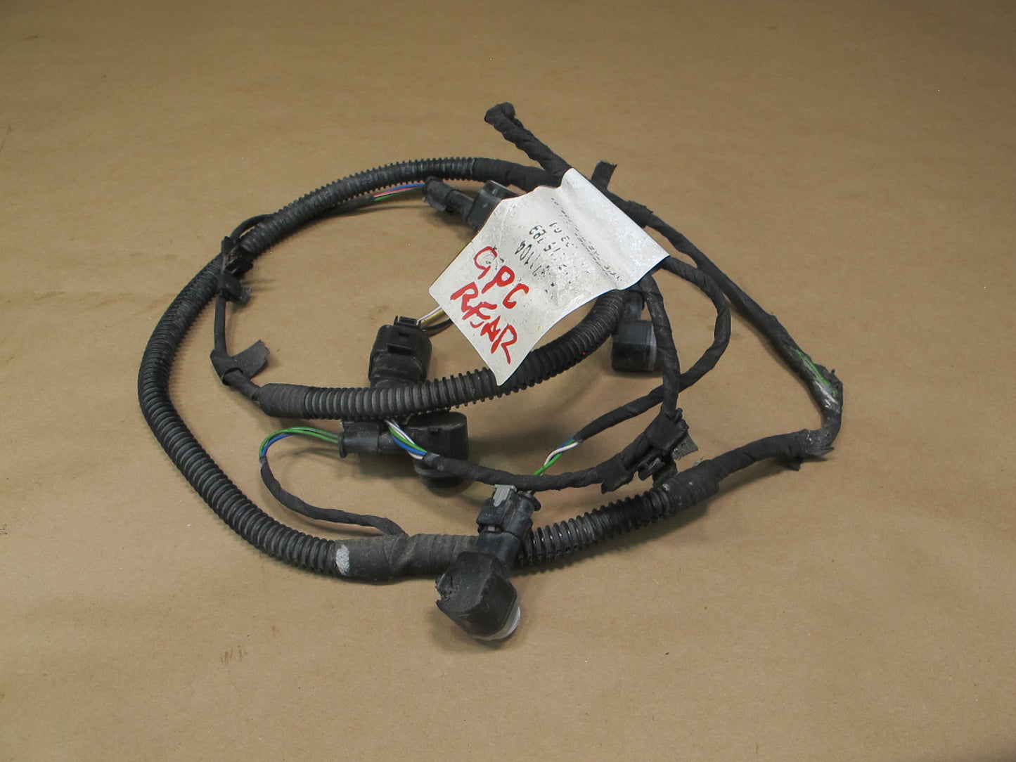 2011-2014 Porsche Cayenne 958 Rear Bumper PDC Wire Wiring Harness W/ Sensors