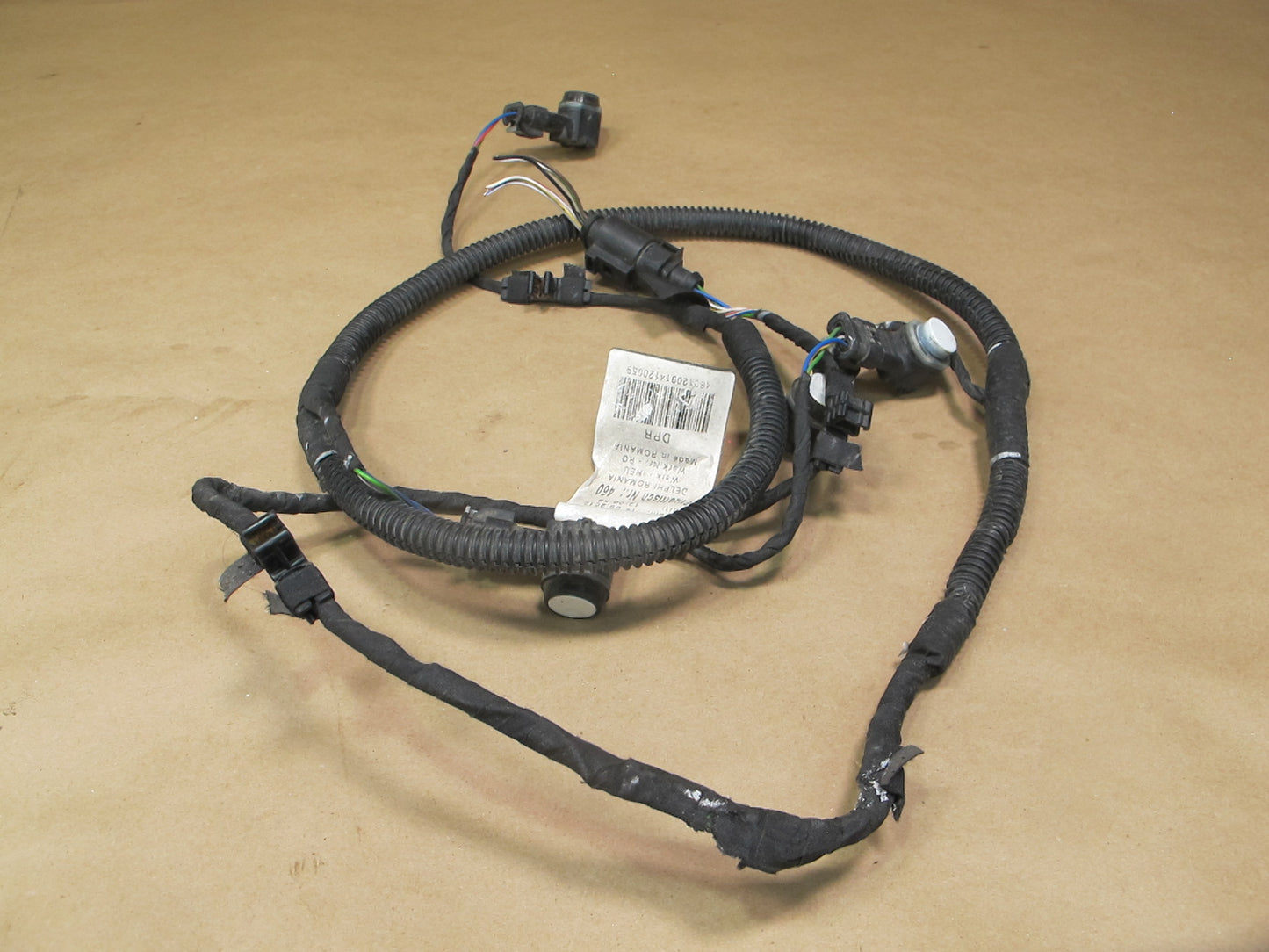 2011-2014 Porsche Cayenne 958 Rear Bumper PDC Wire Wiring Harness W/ Sensors