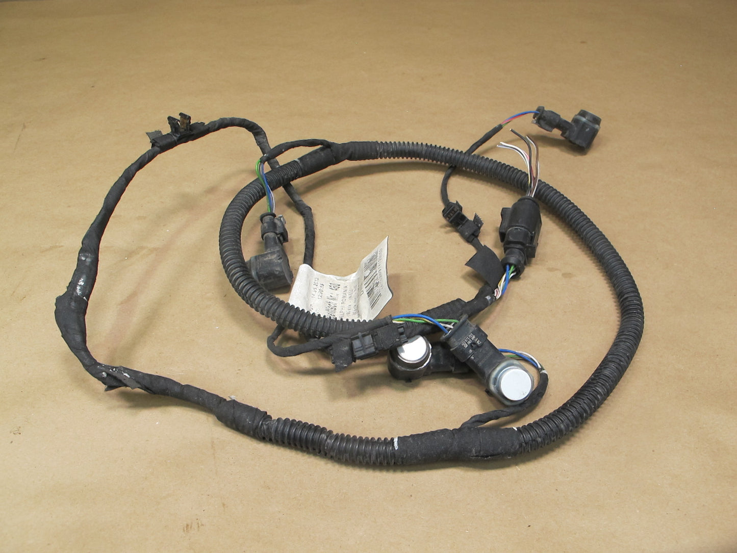 2011-2014 Porsche Cayenne 958 Rear Bumper PDC Wire Wiring Harness W/ Sensors