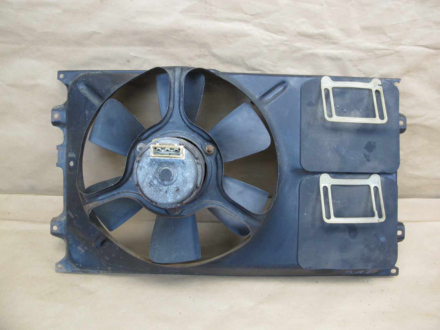 85-93 VW Golf MK1 Cabriolet Engine Radiator Cooling Fan & Shroud Assembly OEM