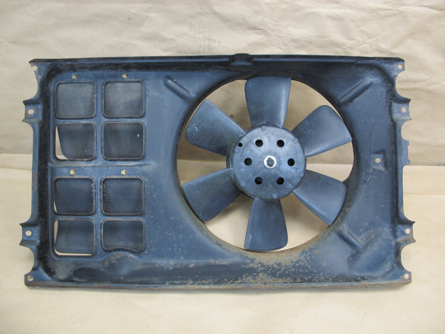 85-93 VW Golf MK1 Cabriolet Engine Radiator Cooling Fan & Shroud Assembly OEM