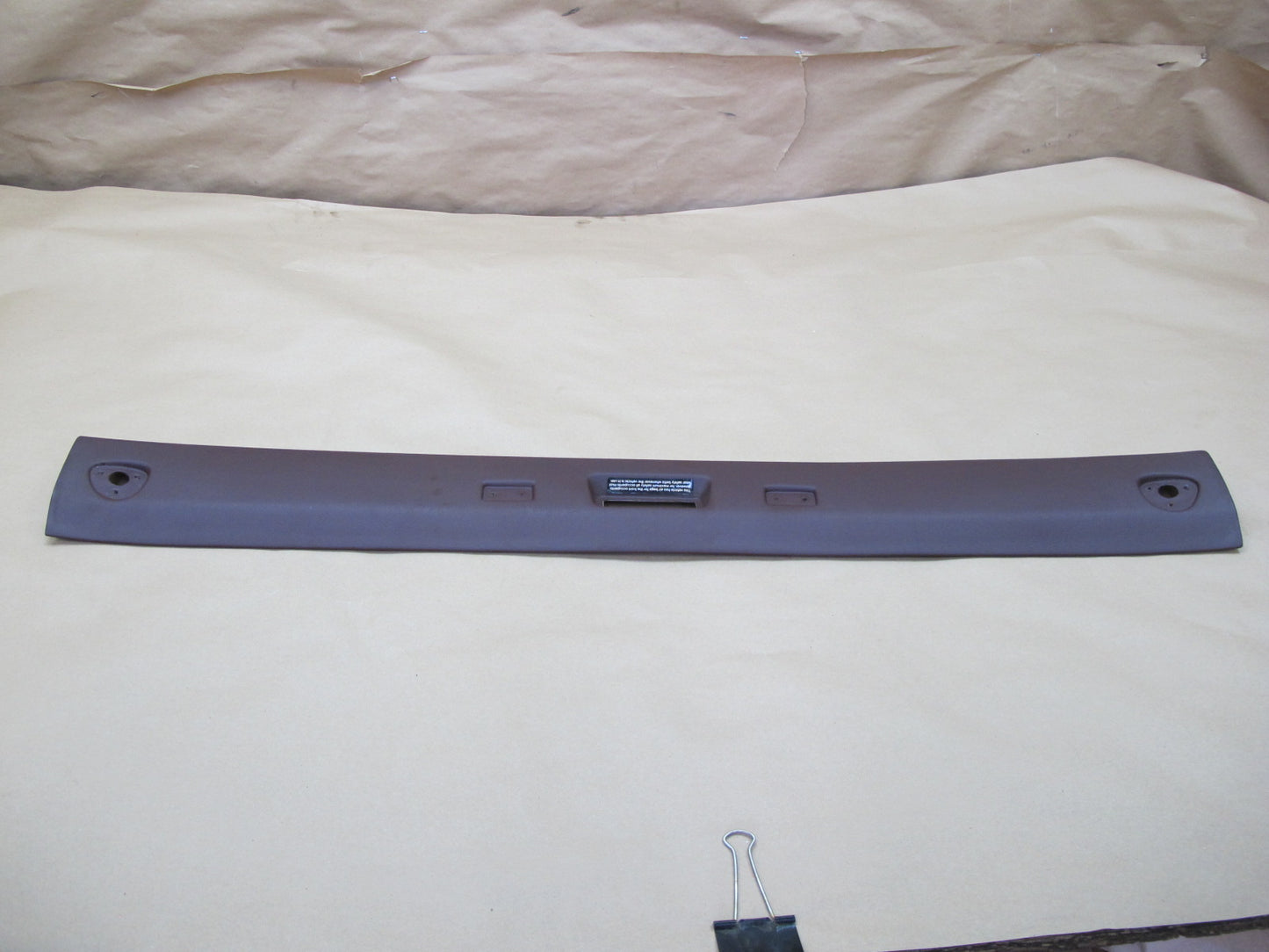 86-91 Porsche 944 Upper Windshield Headliner Roof Trim Panel Burgundy OEM