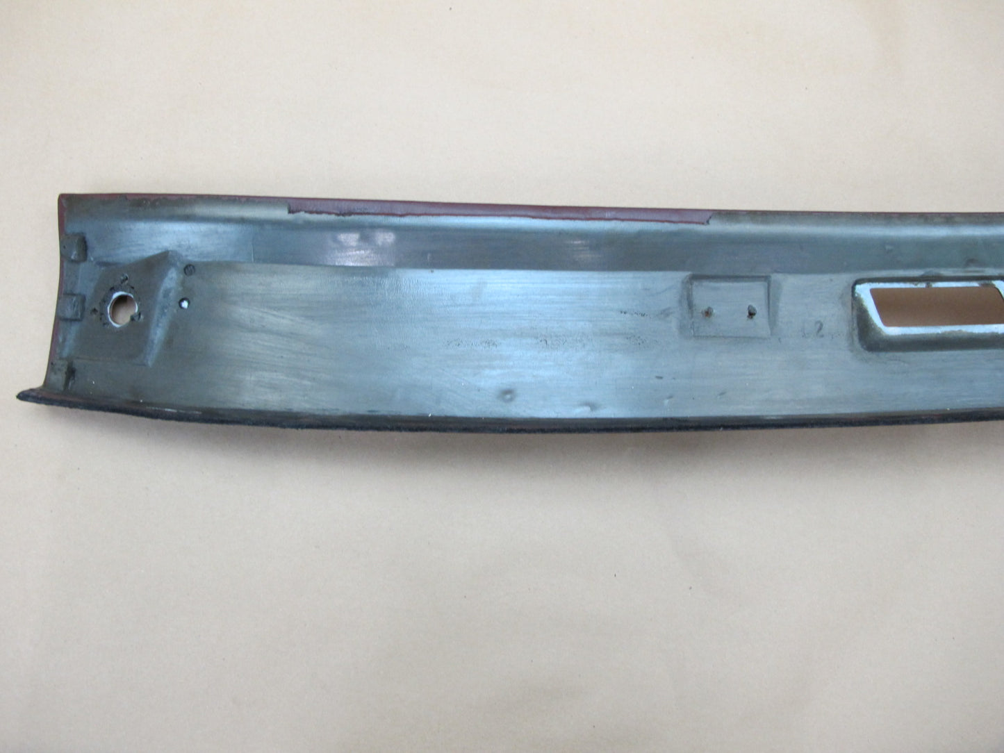 86-91 Porsche 944 Upper Windshield Headliner Roof Trim Panel Burgundy OEM