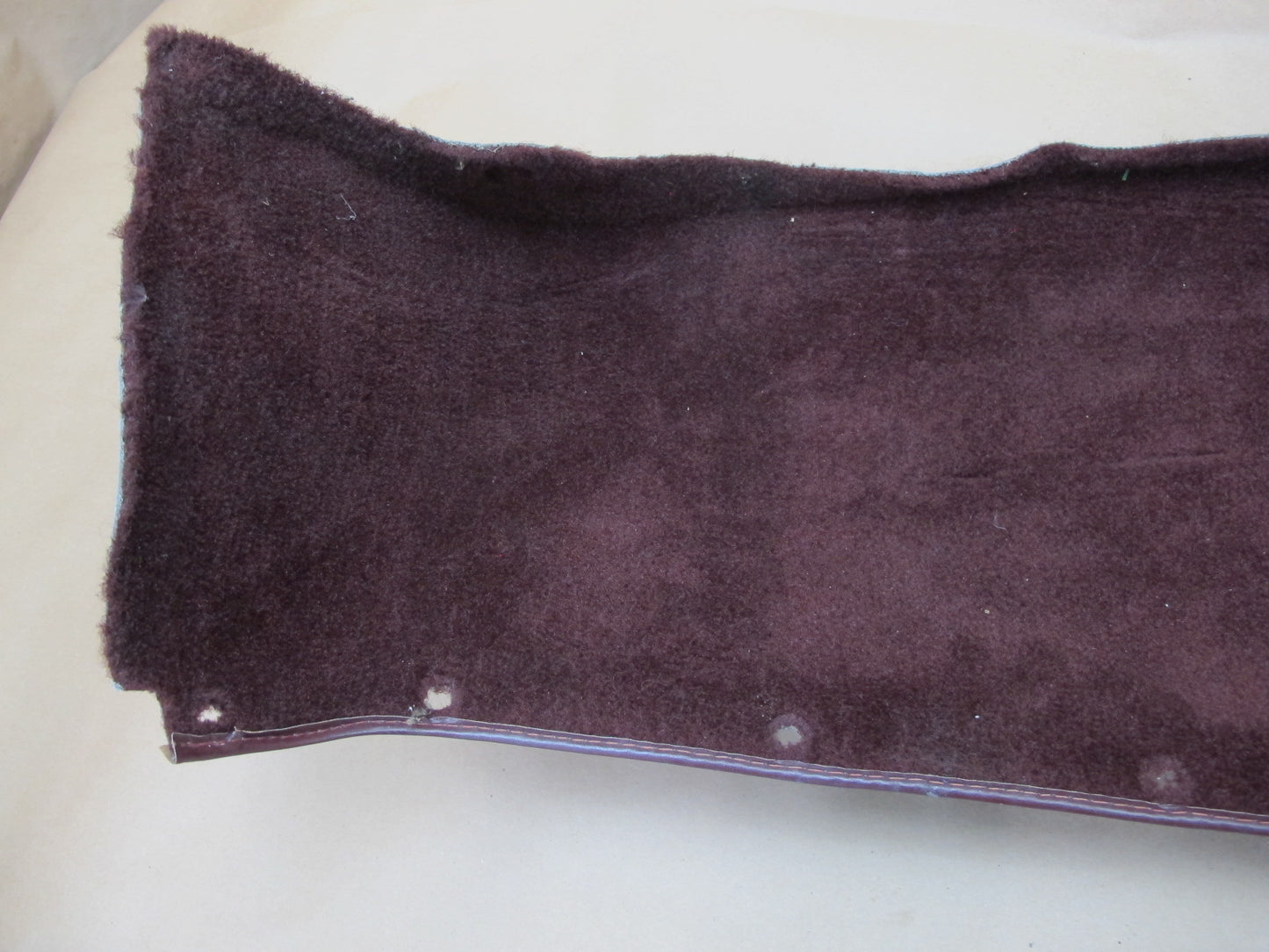 84-91 Porsche 944 Rear Right Trunk Carpet Trim Liner Cover Burgundy OEM