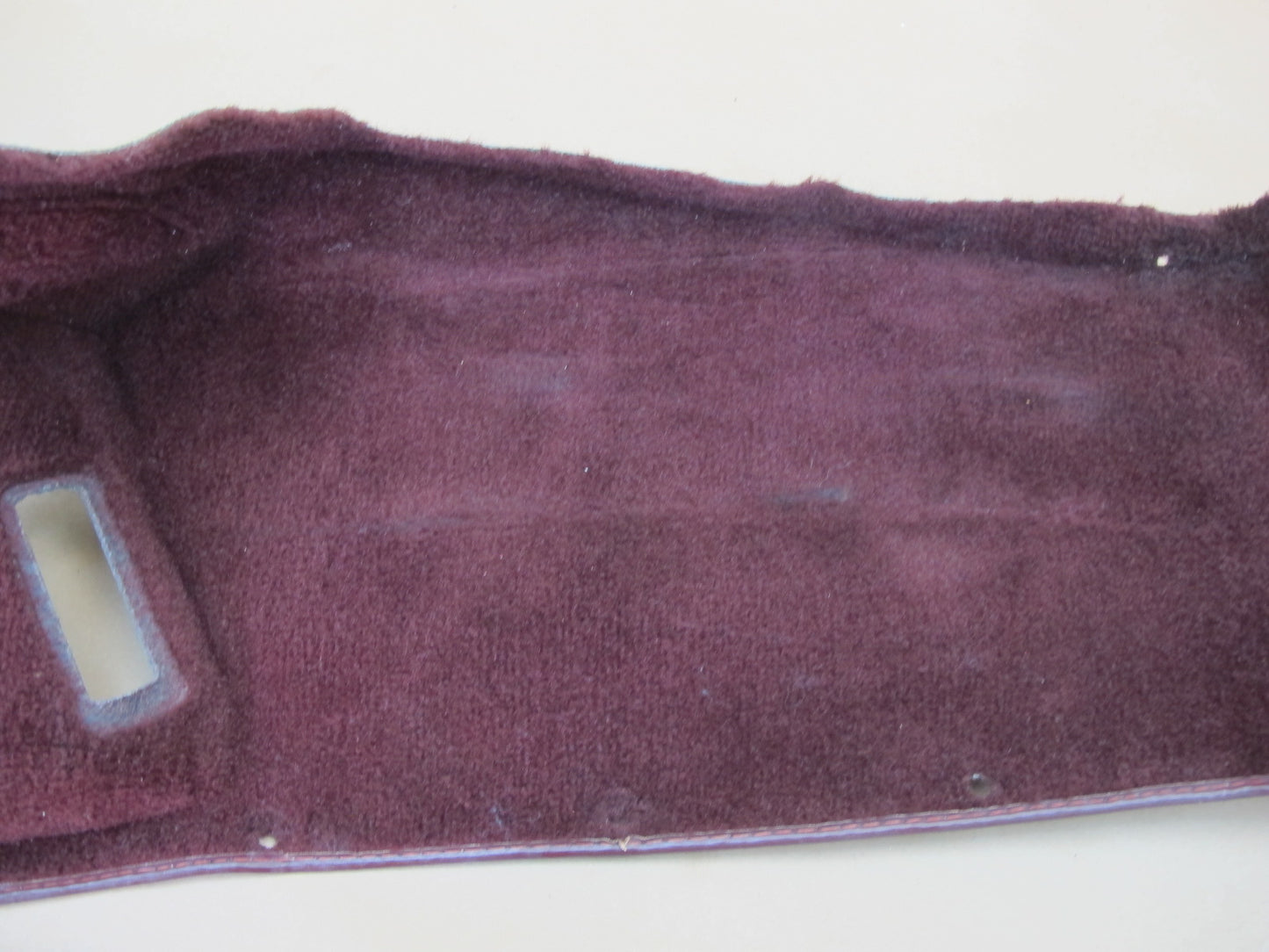 84-91 Porsche 944 Rear Left Trunk Carpet Trim Liner Cover Burgundy OEM