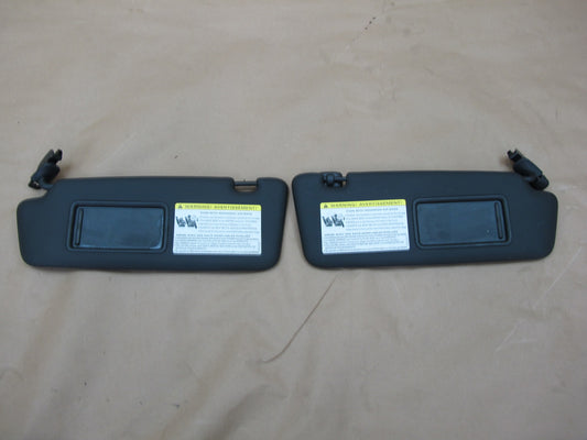 08-16 Audi 8T A5 S5 Coupe Set of 2 Front Left & Right Sun Visor Black OEM