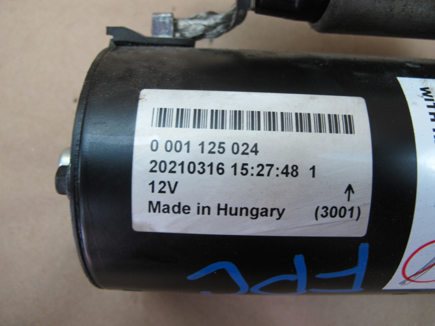 2003-2006 Porsche Cayenne 955 Turbo Engine Starter Motor 0001125024