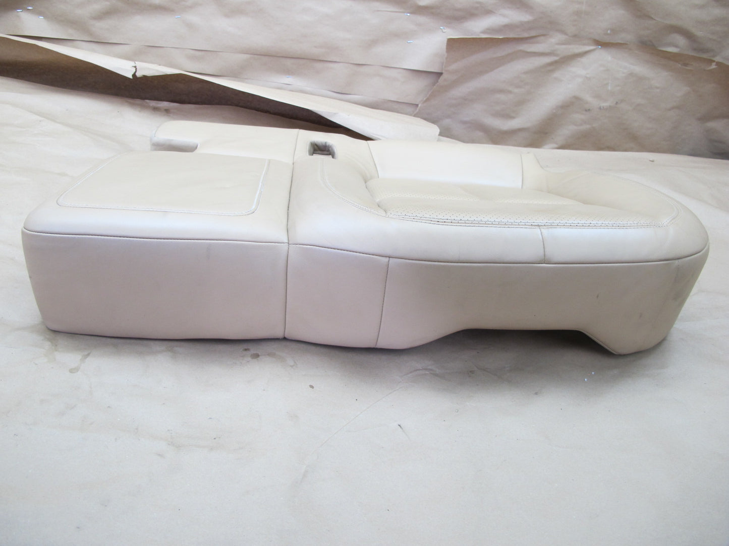 2011-2018 Porsche Cayenne 958 Rear Seat Left Side Lower Leather Cushion Beige