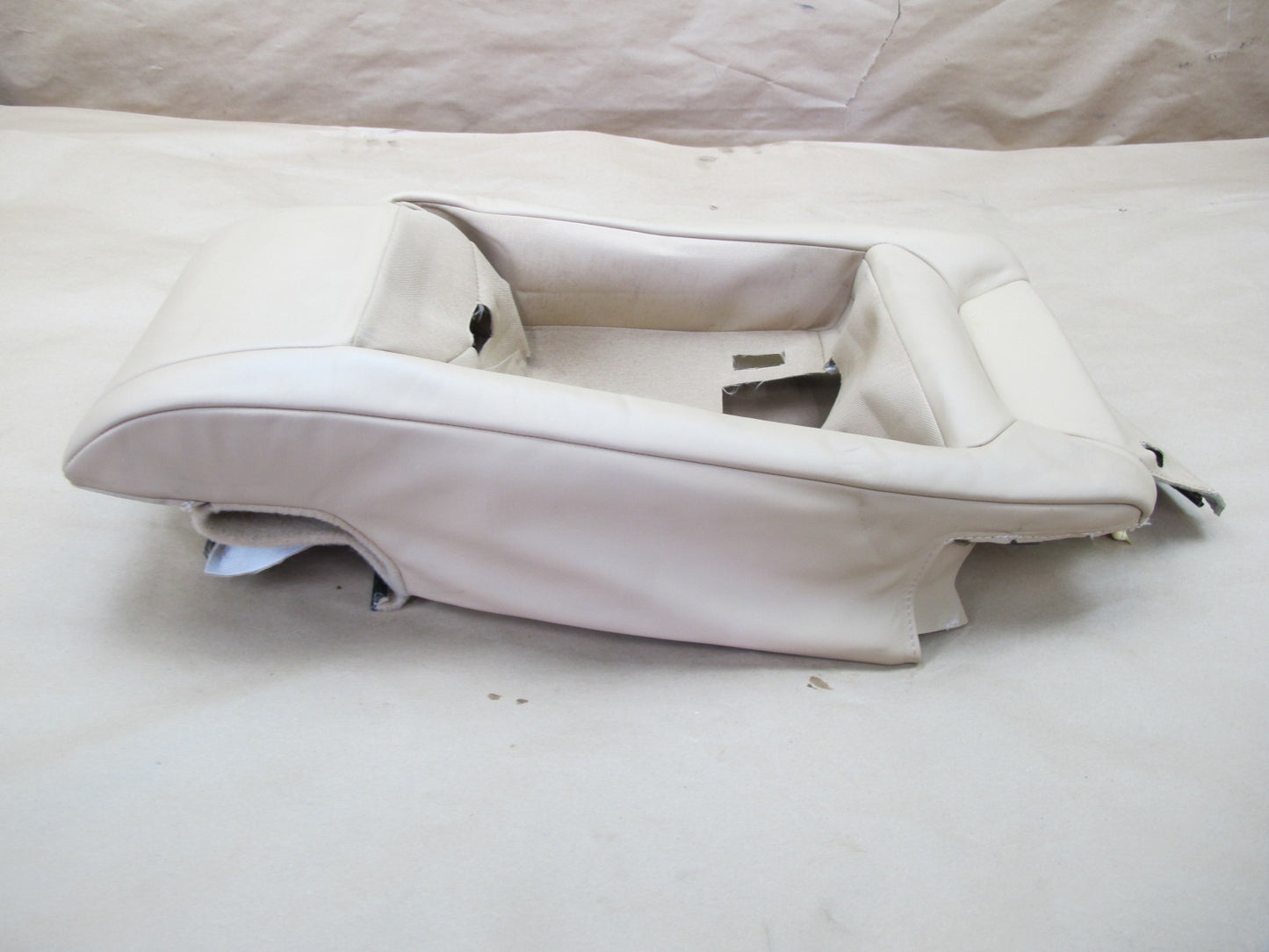 2011-2018 Porsche Cayenne 958 Rear Center Seat Upper Leather Cushion Beige