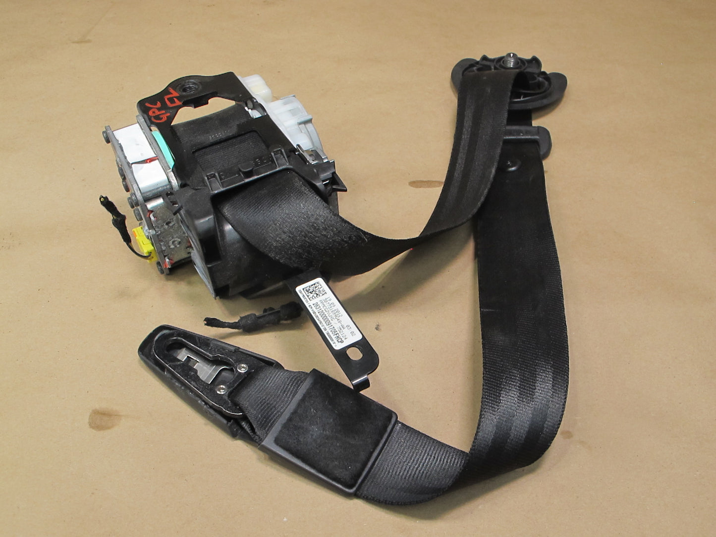 11-18 PORSCHE CAYENNE FRONT RIGHT PASSENGER SIDE SEATBELT RETRACTOR OEM