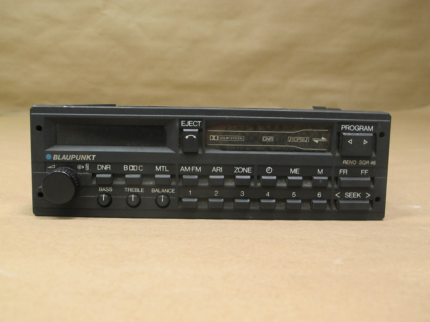 86-91 Porsche 922 928 944 Blaupunkt Reno SQR46 Radio Cassete Player w/ Video