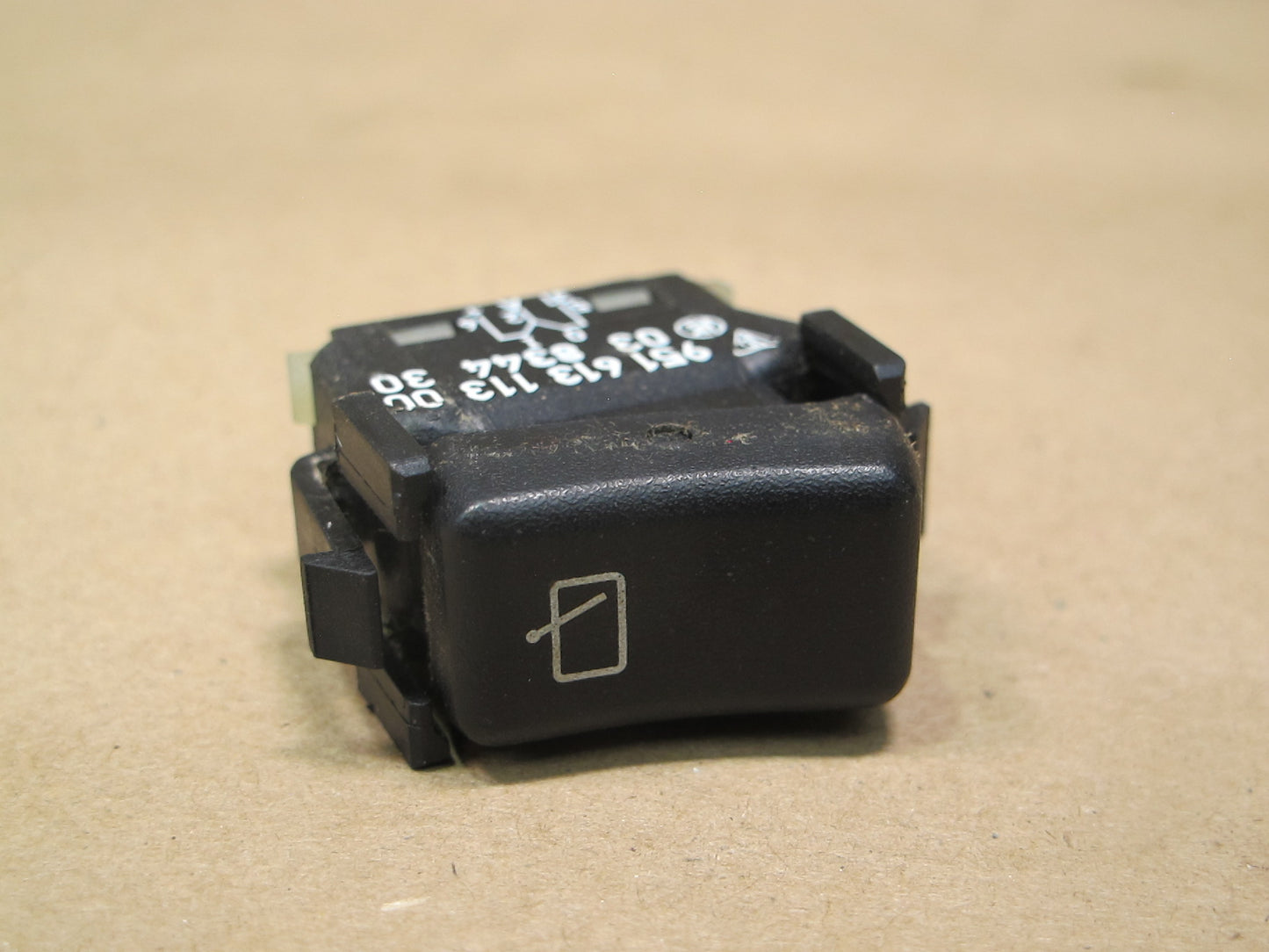 86-91 Porsche 944 Hazard Wiper Mirror Fog Light Sunroof Button Switch Set OEM