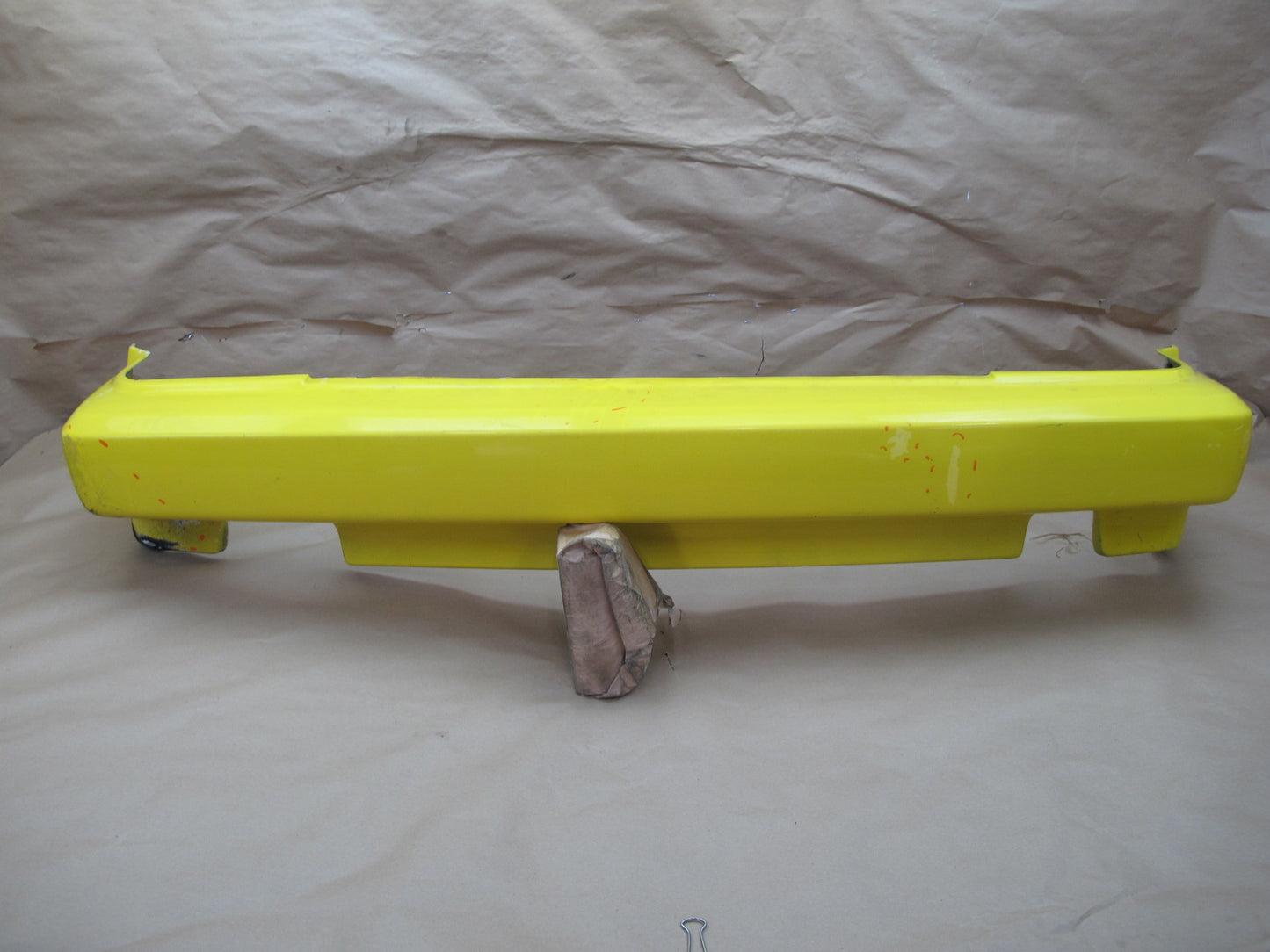 88-93 Volkswagen VW Golf MK1 Cabriolet Rear Bumper Cover Yellow OEM