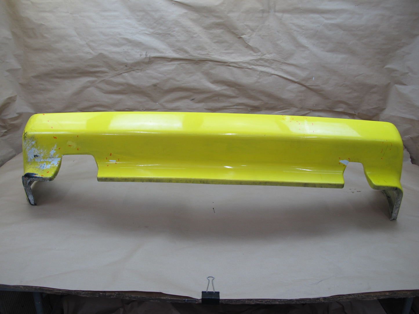 88-93 Volkswagen VW Golf MK1 Cabriolet Rear Bumper Cover Yellow OEM