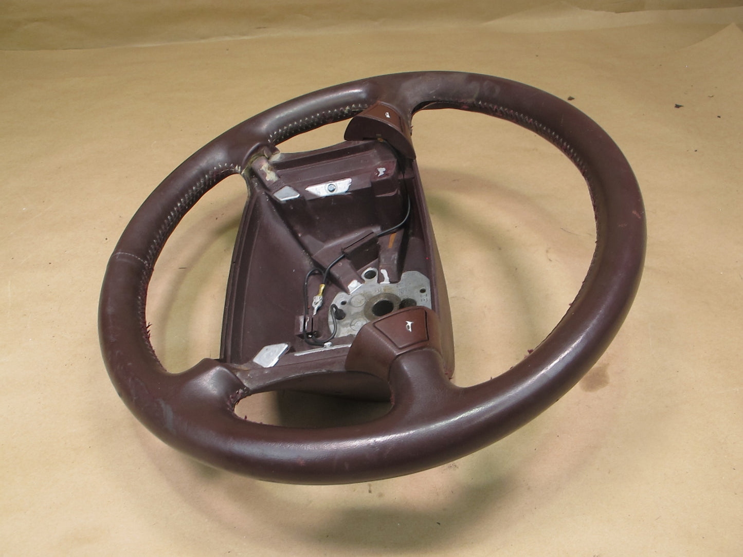 84-91 Porsche 944 Leather Steering Burgundy 94434780450 OEM