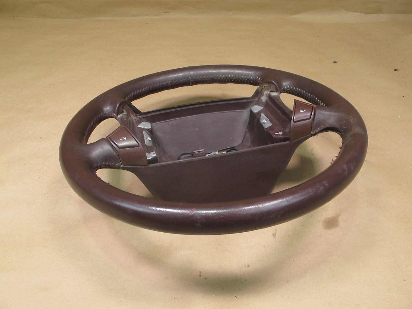 84-91 Porsche 944 Leather Steering Burgundy 94434780450 OEM