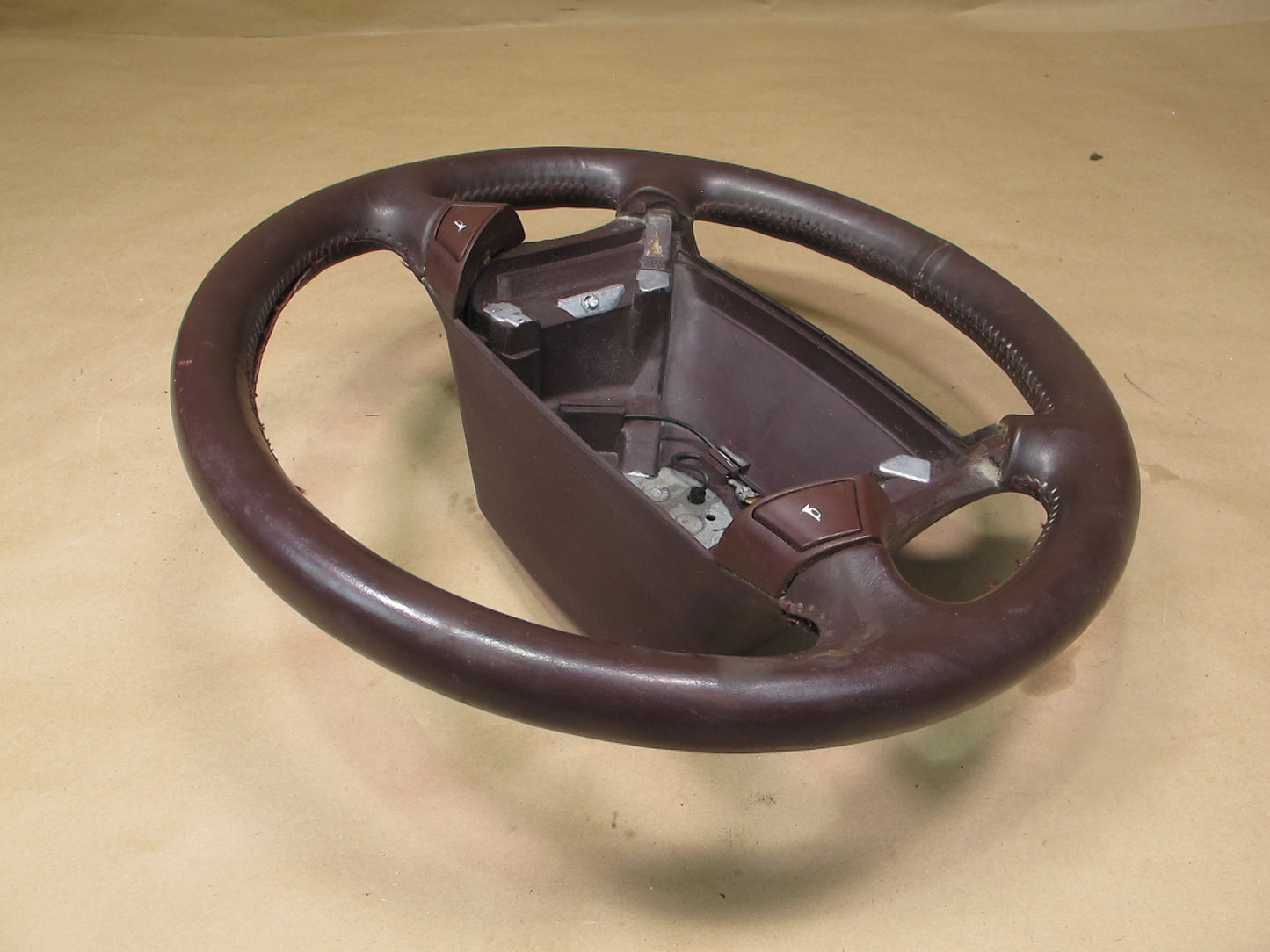 84-91 Porsche 944 Leather Steering Burgundy 94434780450 OEM