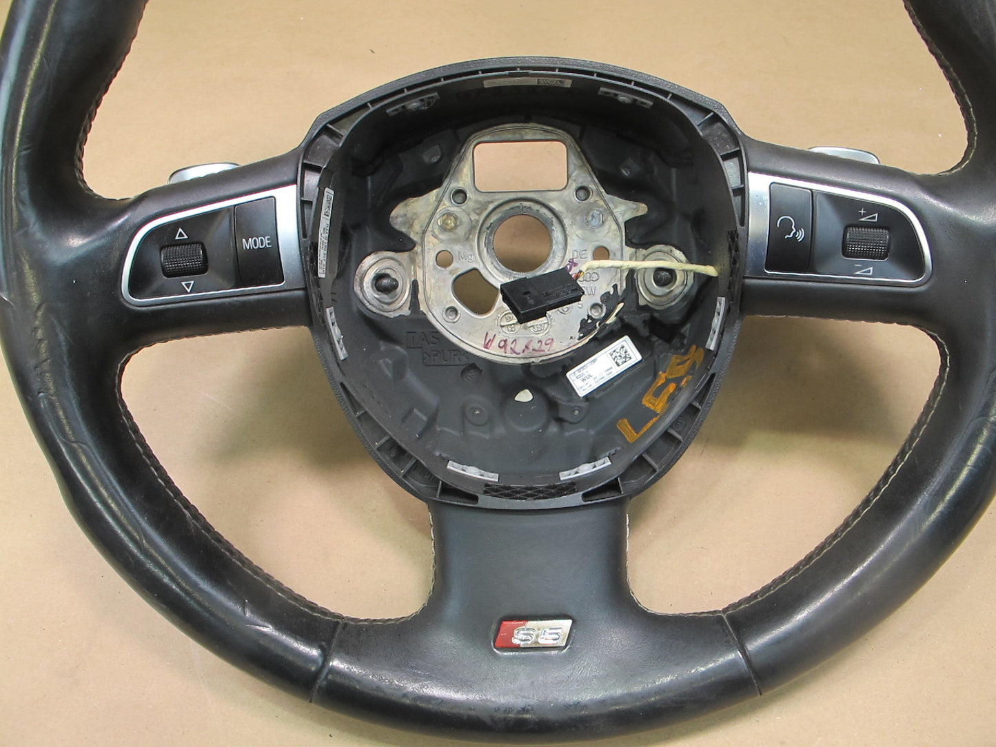 09-12 Audi 8T A5 S5 Leather Sport Steering w Paddles & Controls OEM