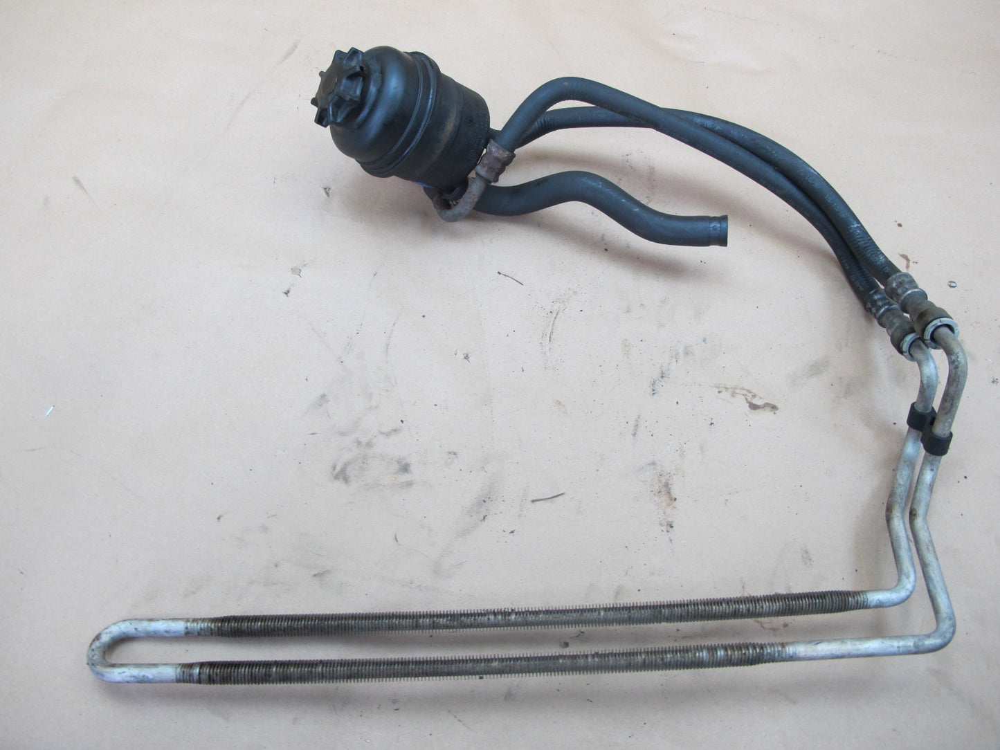 01-06 BMW E46 M3 Power Steering Oil Cooler Hose Pipe Line Tank Set OEM