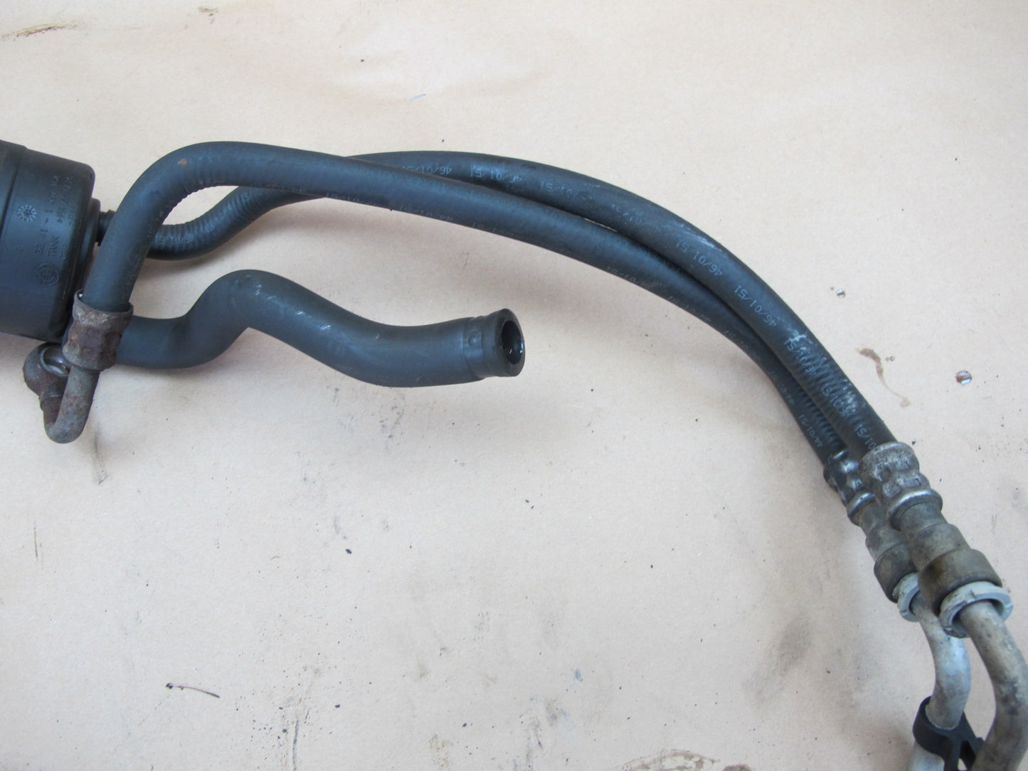 01-06 BMW E46 M3 Power Steering Oil Cooler Hose Pipe Line Tank Set OEM