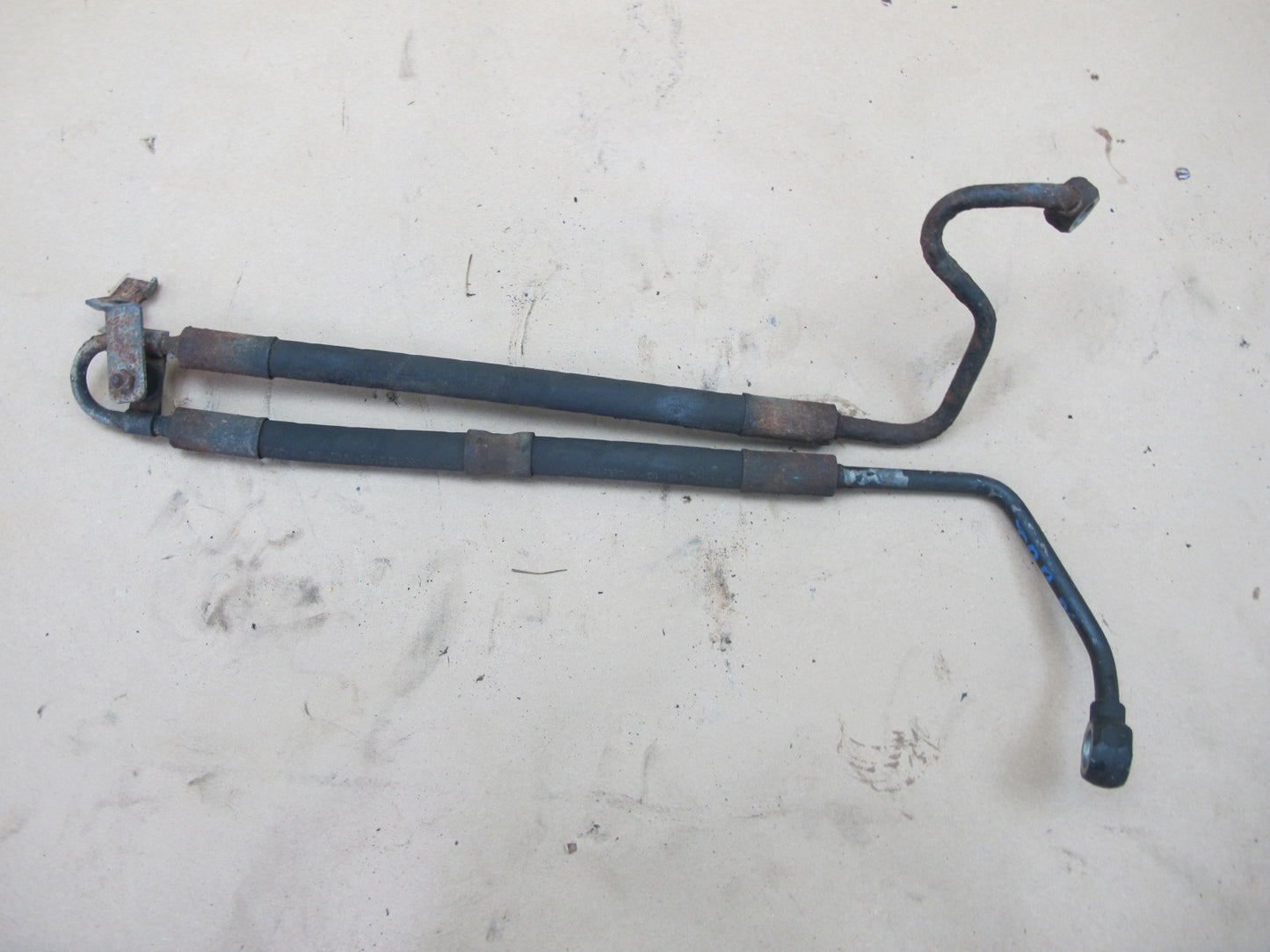 01-06 BMW E46 M3 Power Steering Oil Cooler Hose Pipe Line Tank Set OEM