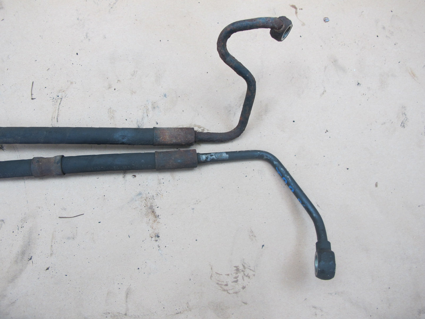 01-06 BMW E46 M3 Power Steering Oil Cooler Hose Pipe Line Tank Set OEM