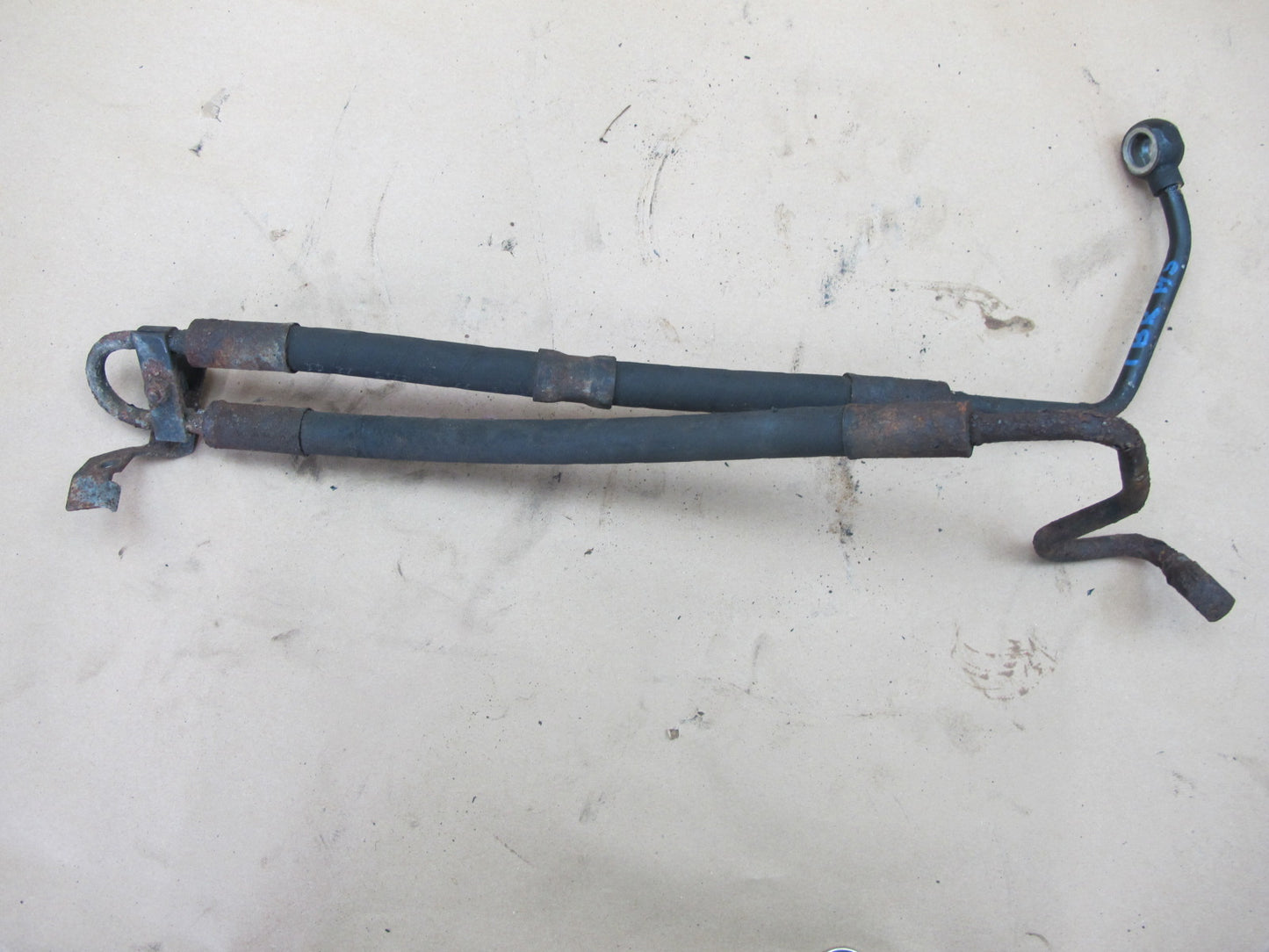 01-06 BMW E46 M3 Power Steering Oil Cooler Hose Pipe Line Tank Set OEM