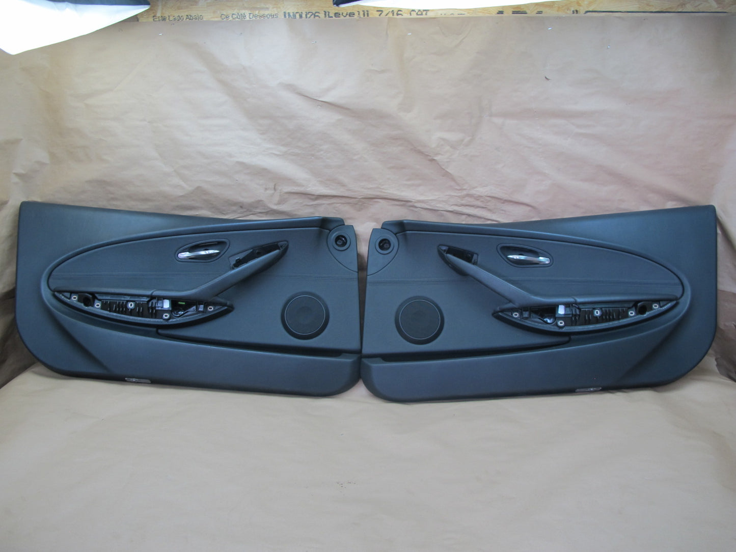 06-07 BMW E63 E64 6-SERIES Set of 2 Front Left & Right Door Panel Cover OEM