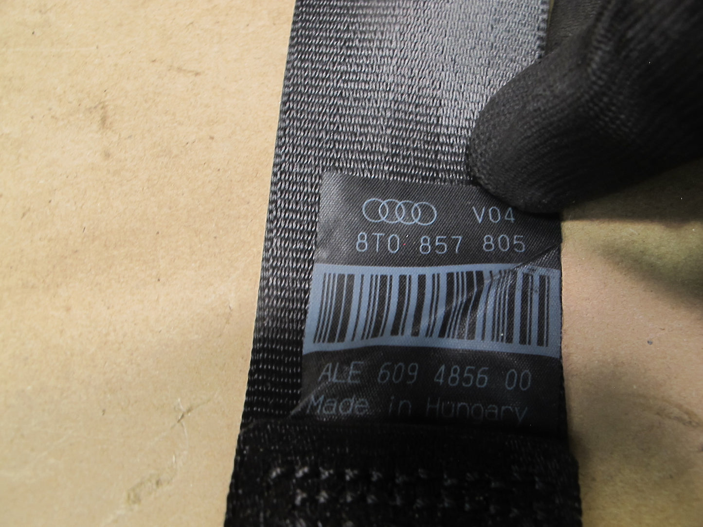 08-17 AUDI A5 S5 REAR RIGHT PASSENGER SIDE SEATBELT RETRACTOR OEM