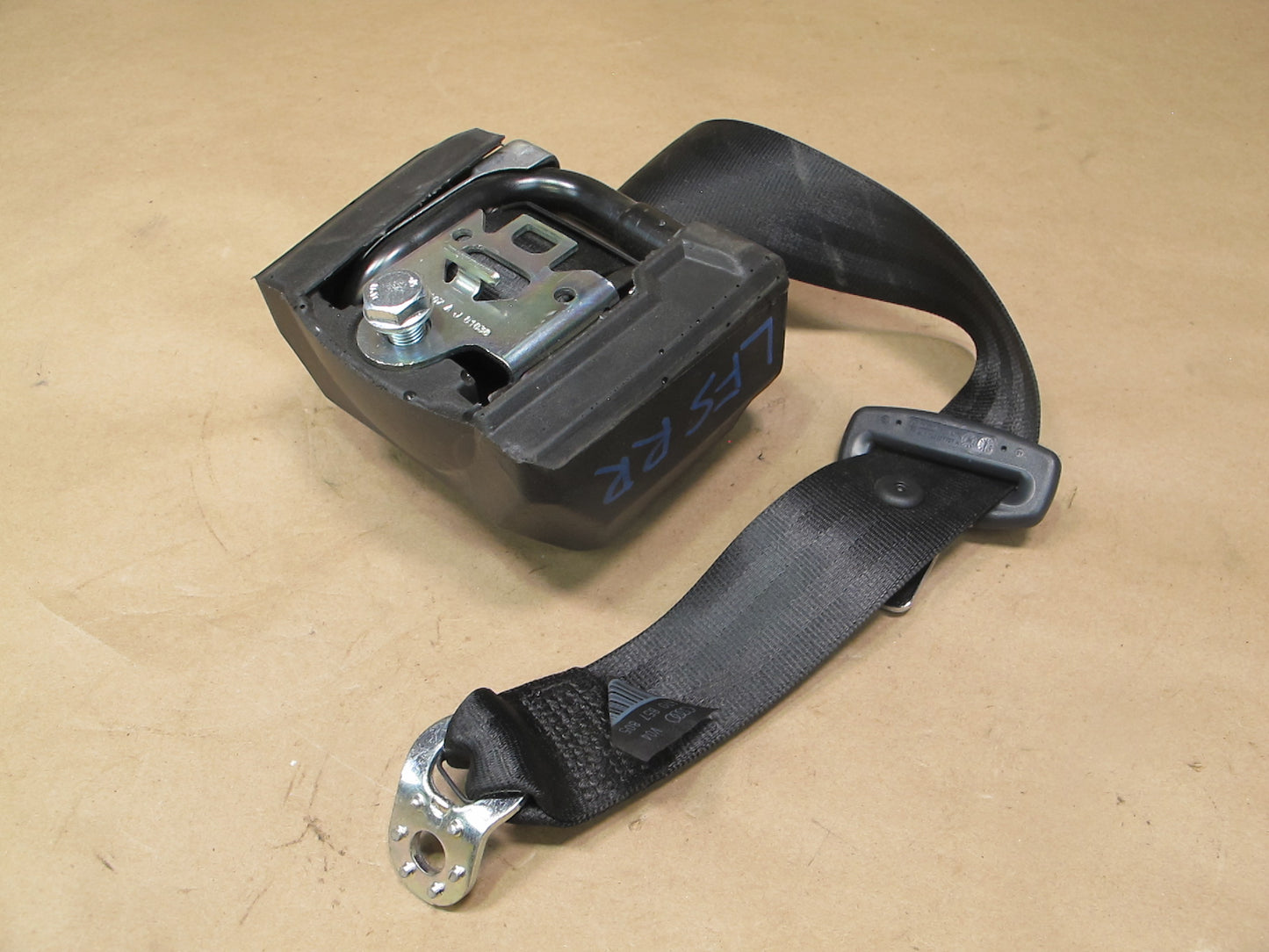 08-17 AUDI A5 S5 REAR RIGHT PASSENGER SIDE SEATBELT RETRACTOR OEM