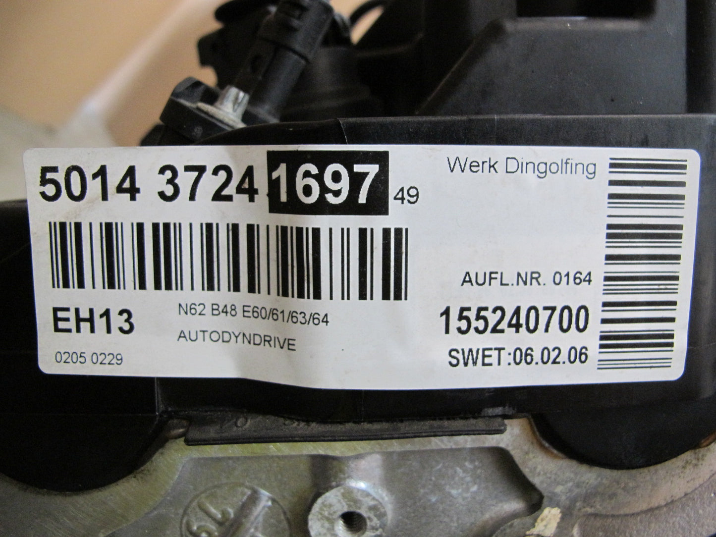 2006 BMW E60 E63 E64 650i 550i 4.8L N62N Complete Engine Motor Only 60k Miles